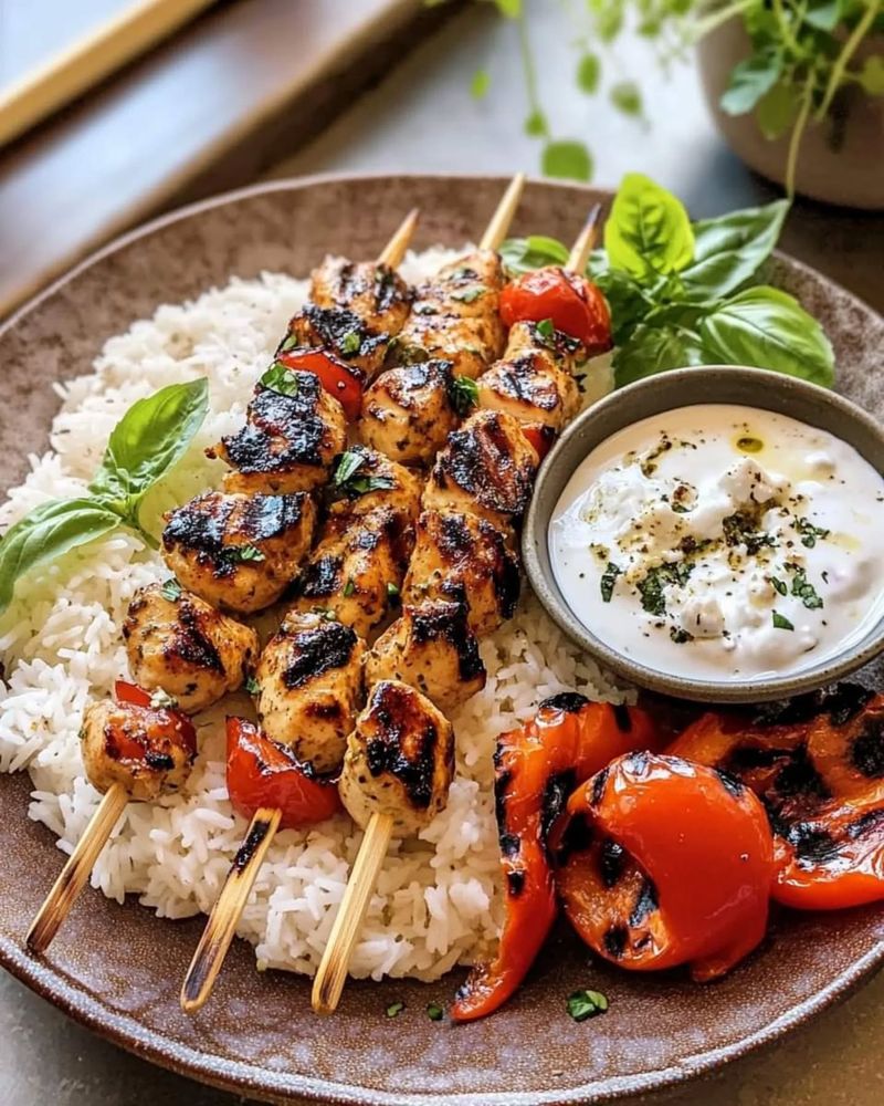 Grilled Chicken Skewers