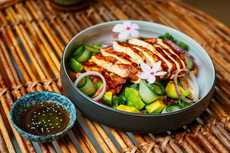 Grilled Chicken and Avocado Salad