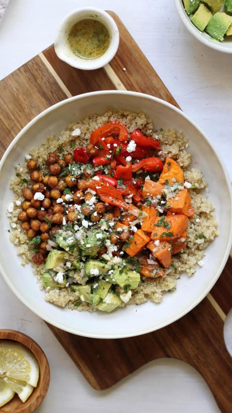 Grilled Veggie Quinoa Bowl