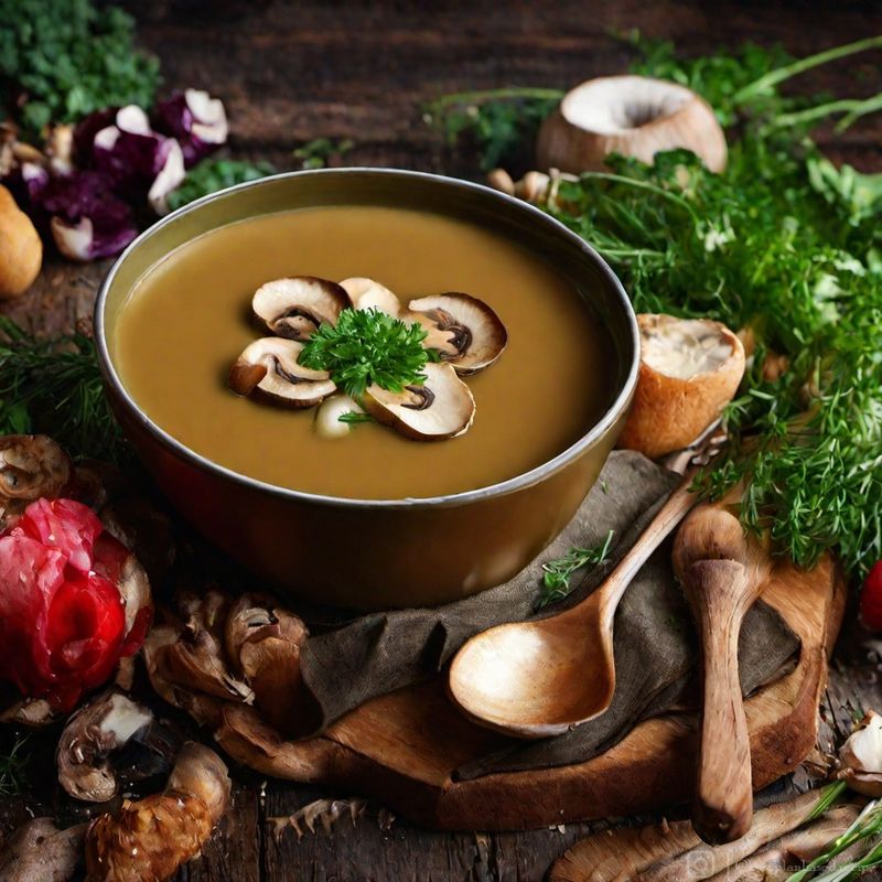 Hot and Sour Mushroom Soup