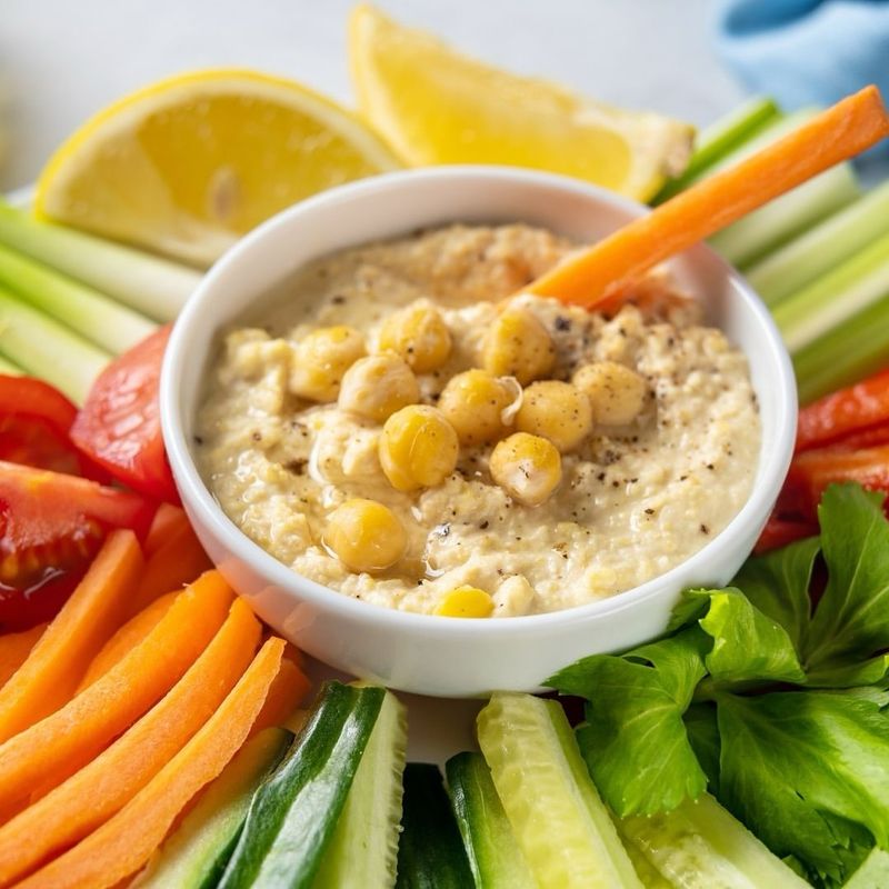 Hummus and Vegetable Sticks