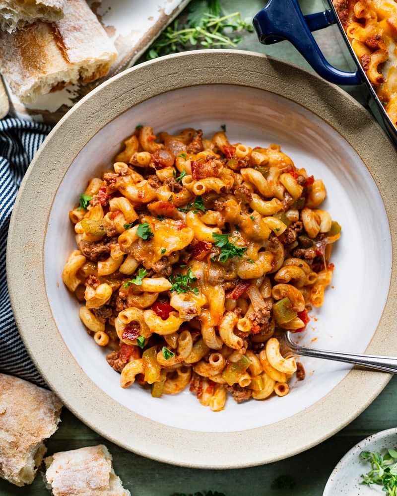 Italian Beef and Pasta Casserole