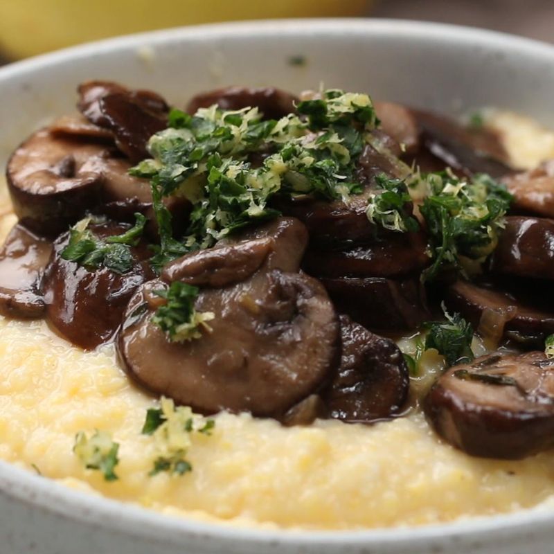 Italian Polenta with Mushrooms