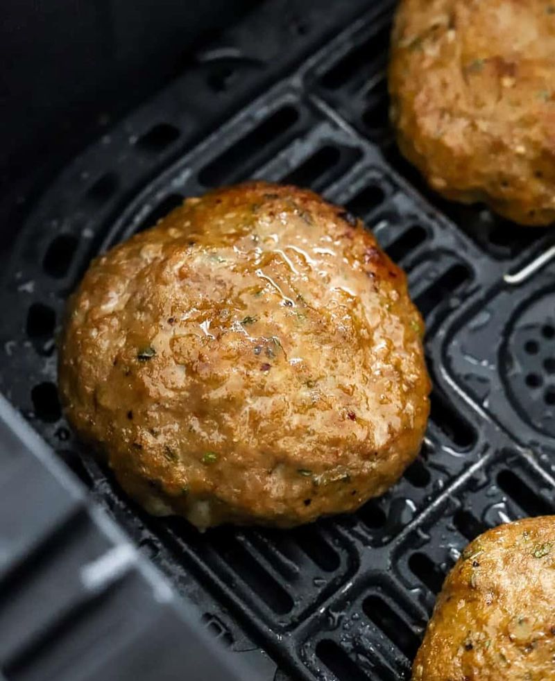 Juicy Air Fryer Burgers