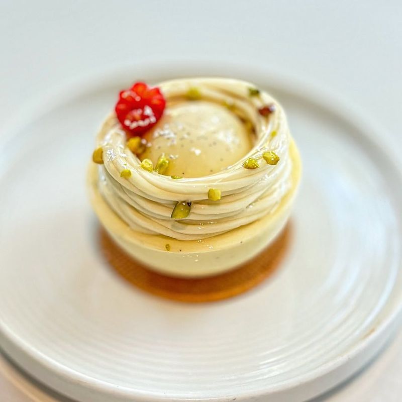 Lemon Basil Panna Cotta
