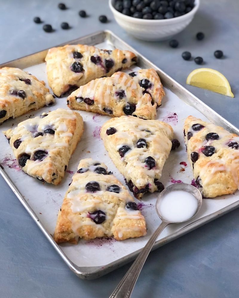 Lemon Blueberry Scones
