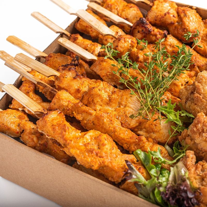 Lemon Herb Chicken Skewers