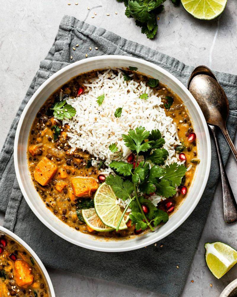 Lentil and Sweet Potato Curry