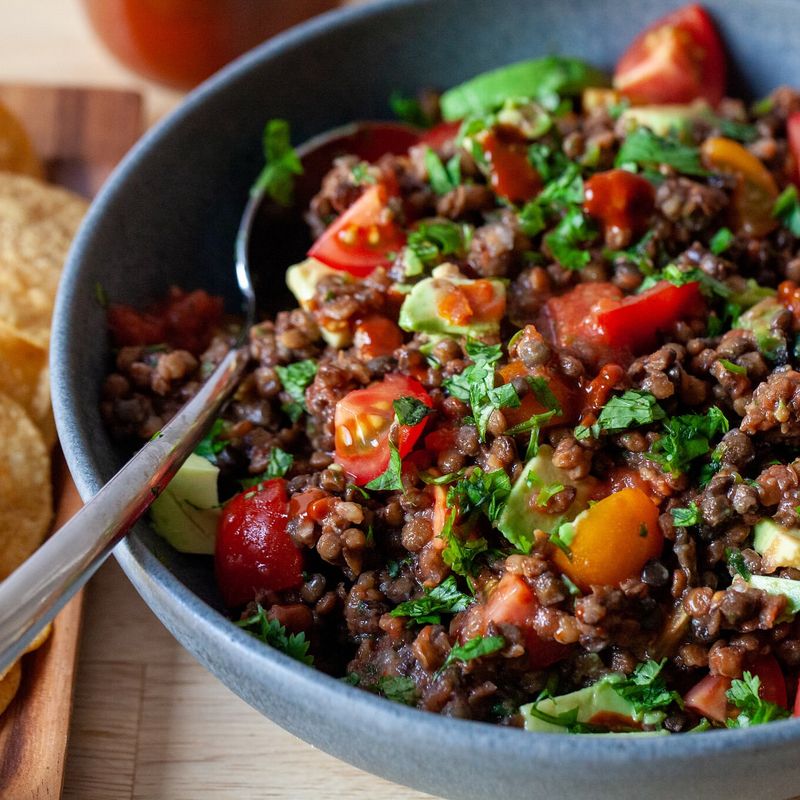 Lentil and Tomato Salad