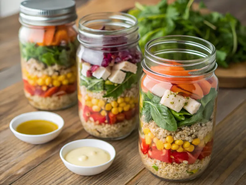 Mason Jar Salads