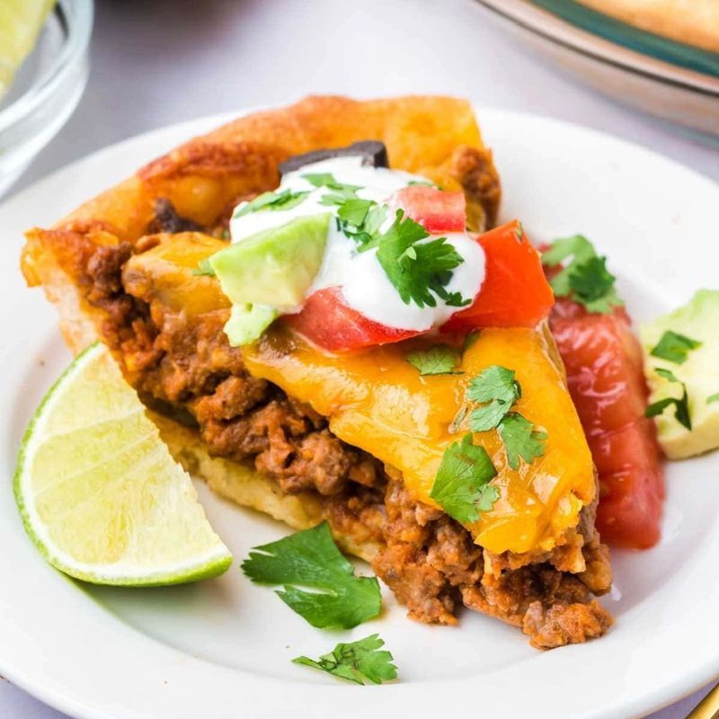 Mexican Beef and Bean Pie