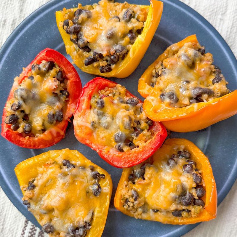 Microwave Stuffed Peppers