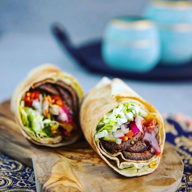 Middle Eastern Falafel Wraps