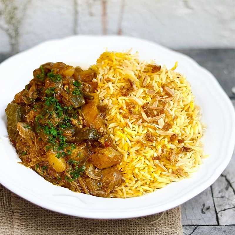 Middle Eastern Lamb Rice Bowl