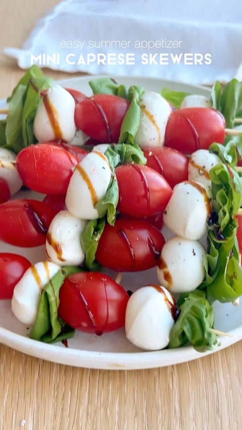 Mini Caprese Skewers