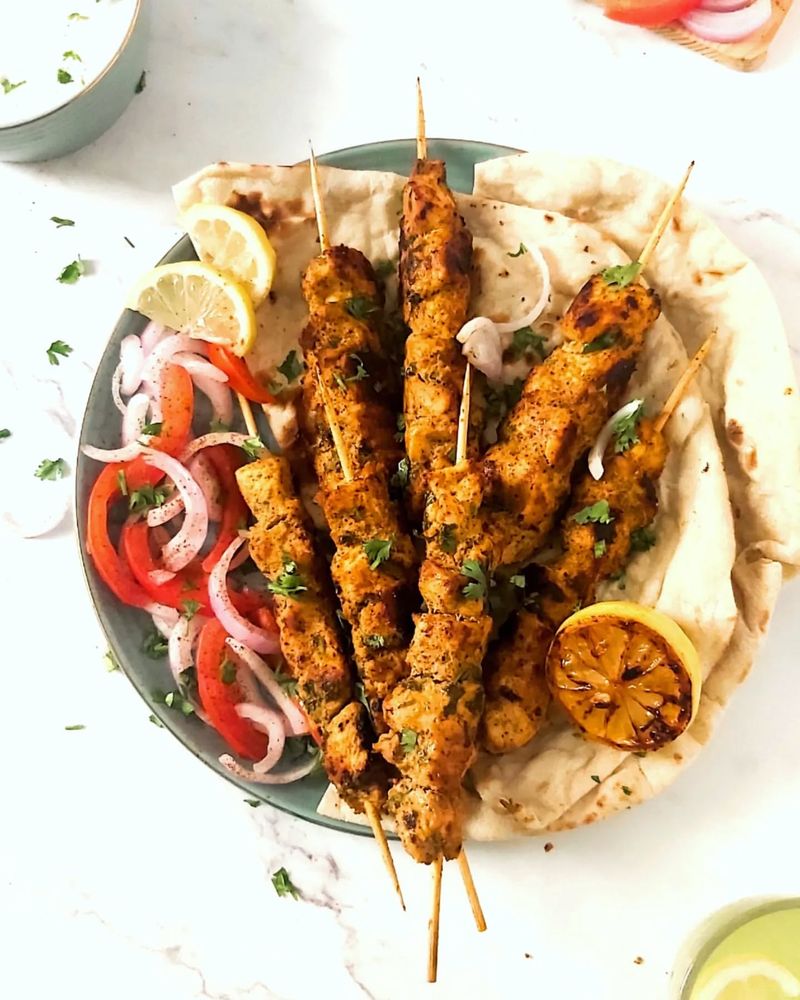 Moroccan Spiced Chicken Skewers