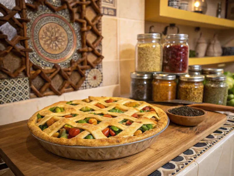 Moroccan Spiced Vegetable Pie