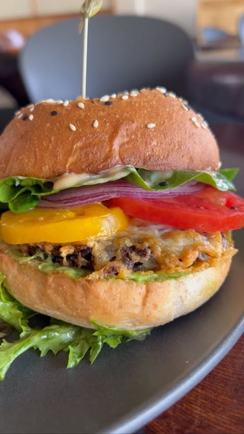 Mushroom & Lentil Burger