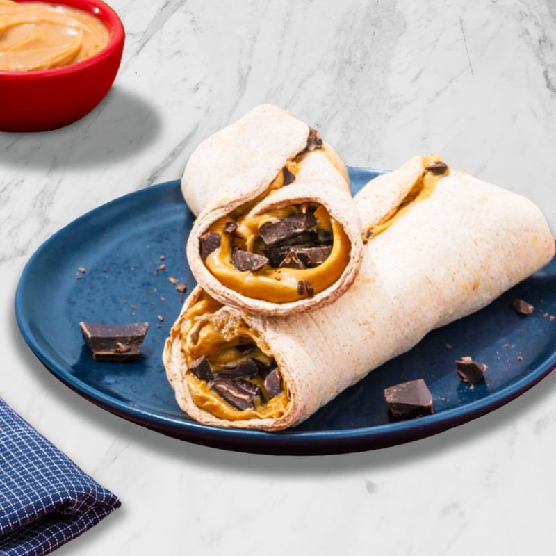 Mushroom and Cheese Breakfast Wrap