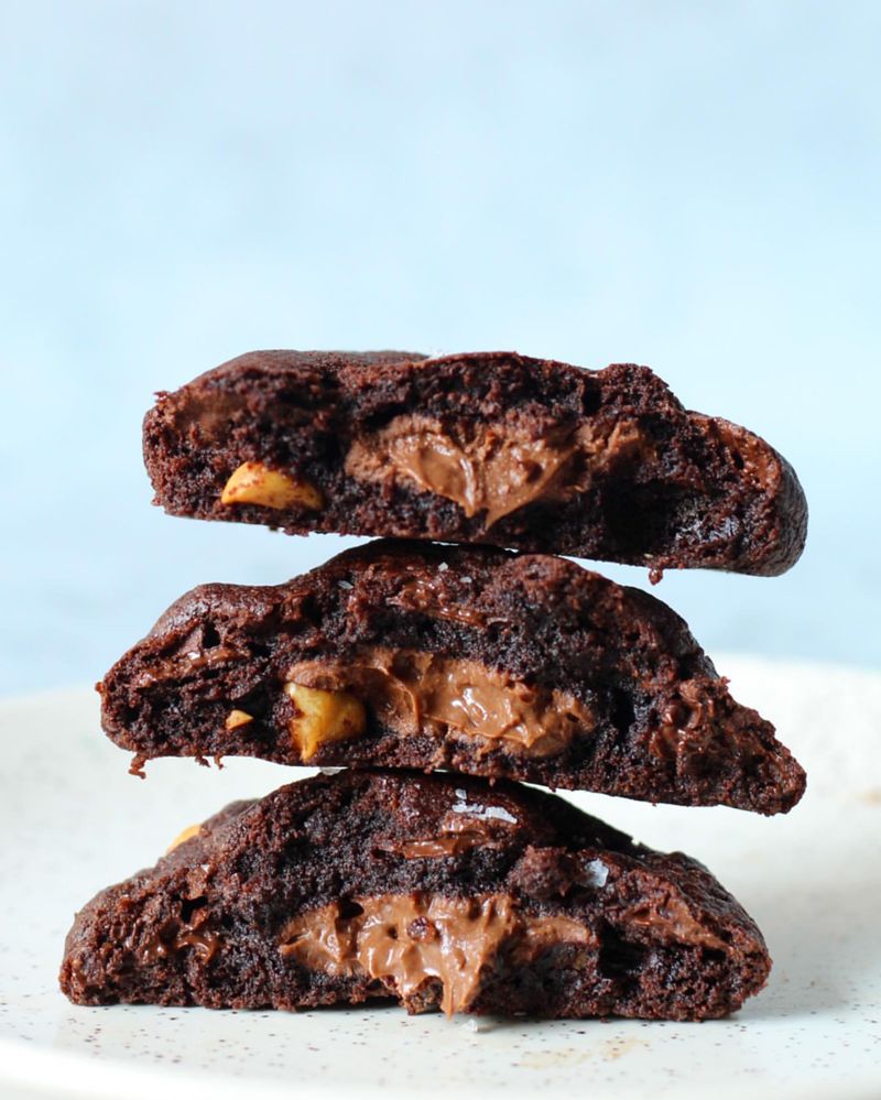 Nutella Hazelnut Cookies