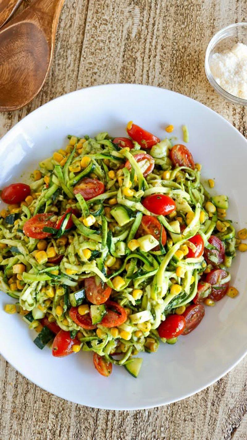 Pesto Zucchini Noodles