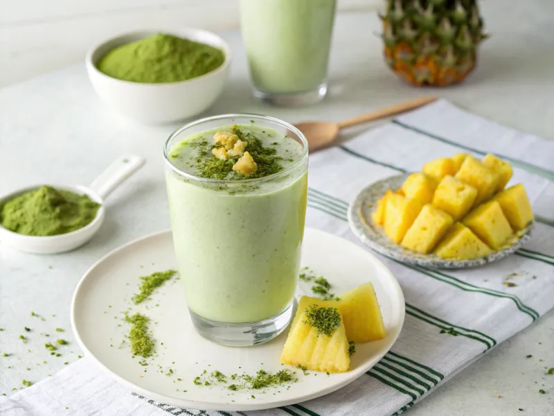 Pineapple Matcha Breeze