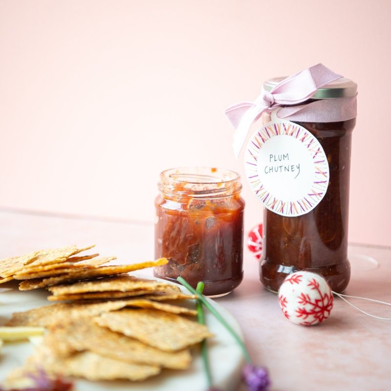 Plum and Ginger Chutney