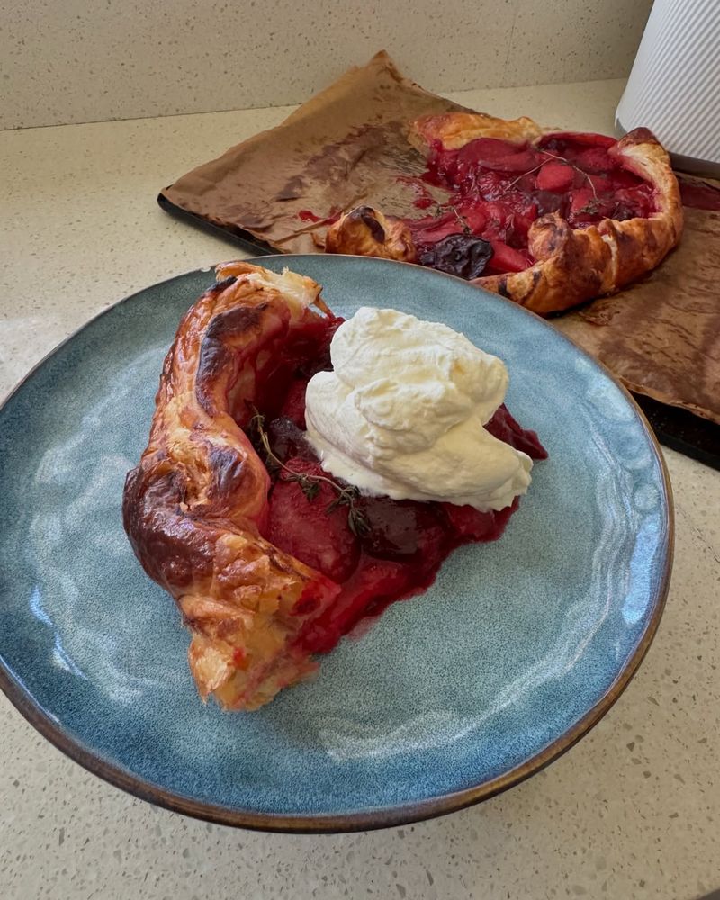 Plum and Thyme Galette