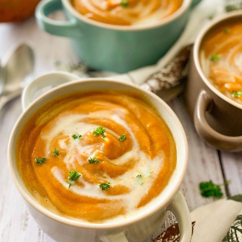 Pumpkin and Sweet Potato Soup