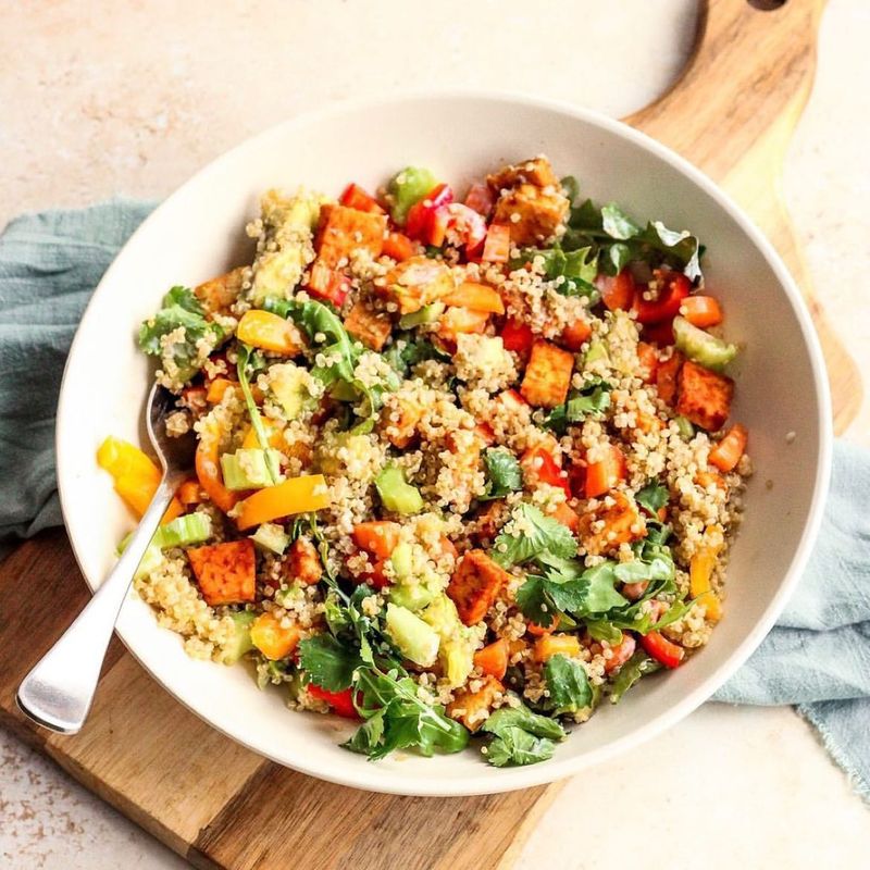 Quinoa Salad with Roasted Vegetables