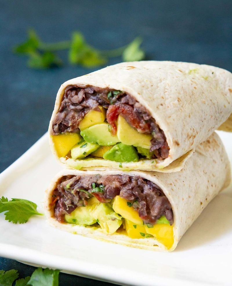 Quinoa and Black Bean Wrap