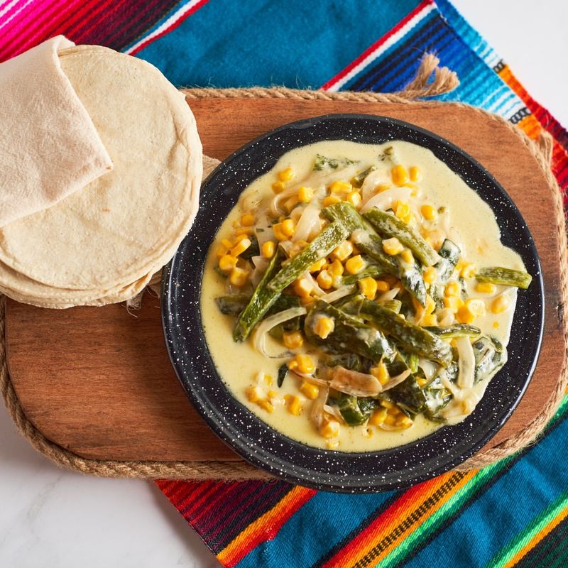 Rajas con Crema