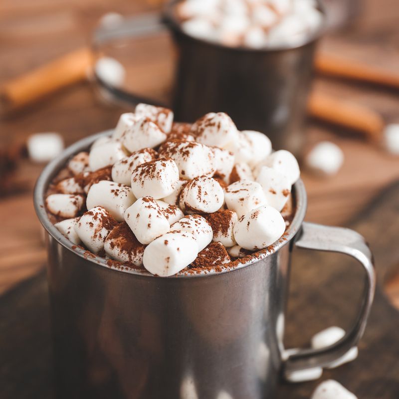 Rich Hot Chocolate with Marshmallows