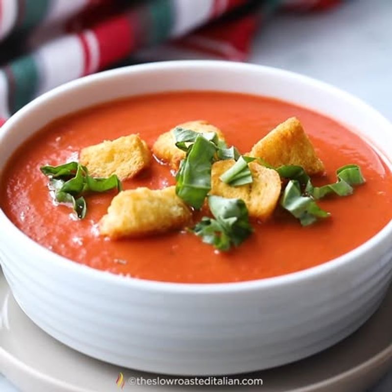 Rich Tomato Basil Soup