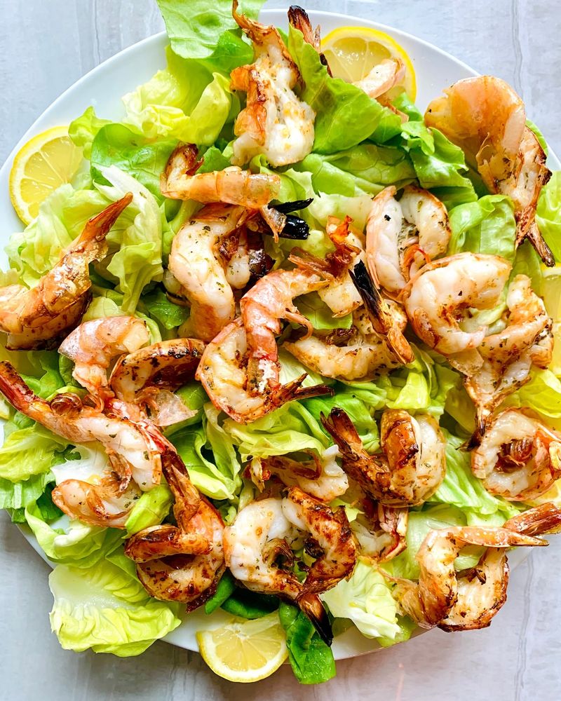 Roasted Garlic Butter Shrimp