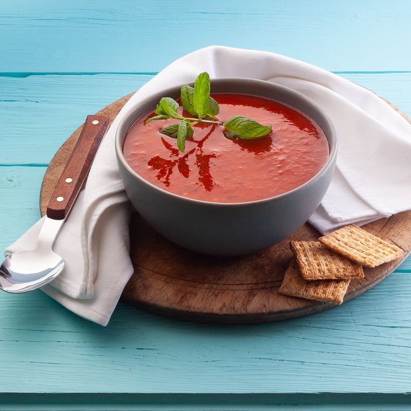 Roasted Red Pepper and Tomato Soup