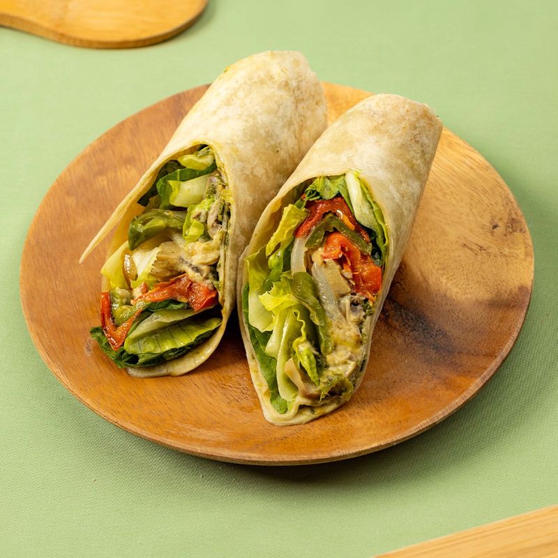 Roasted Vegetable Wraps