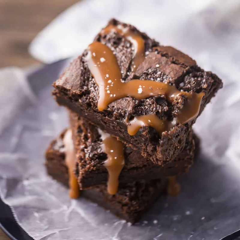 Salted Caramel Brownies