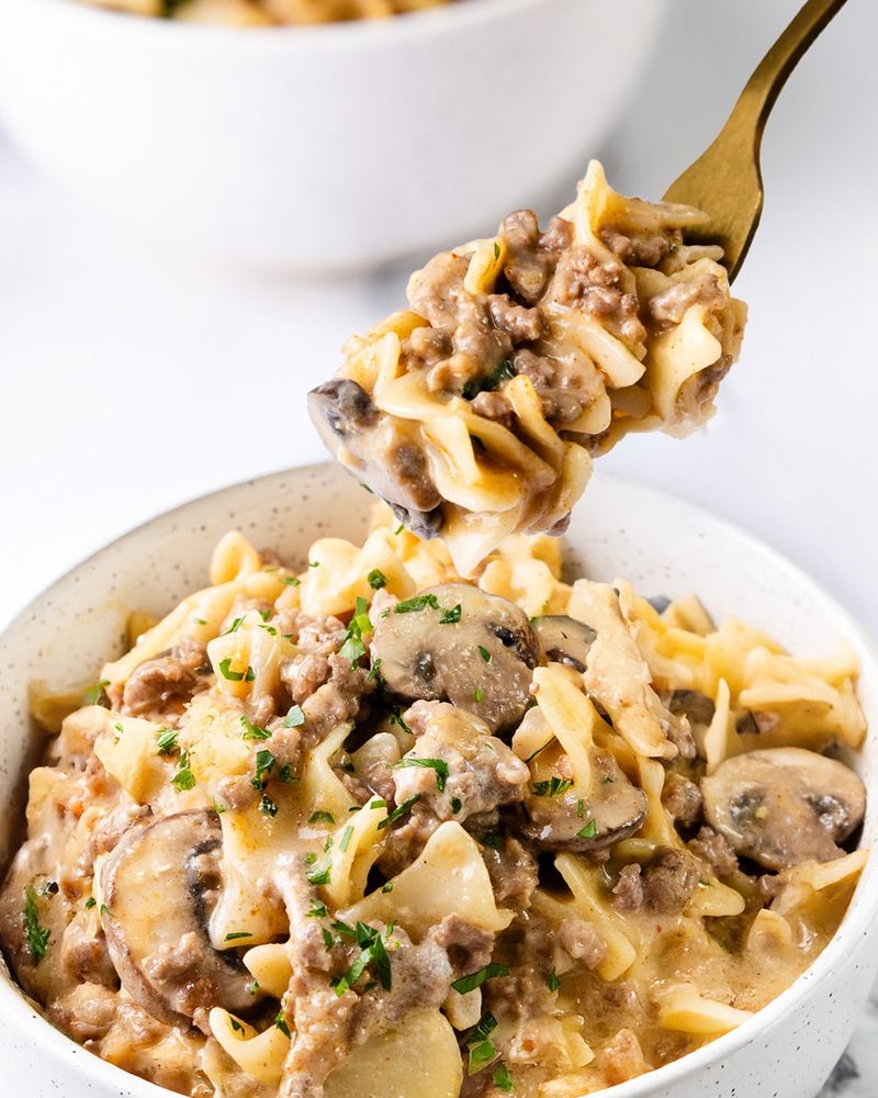 Savory Beef Stroganoff