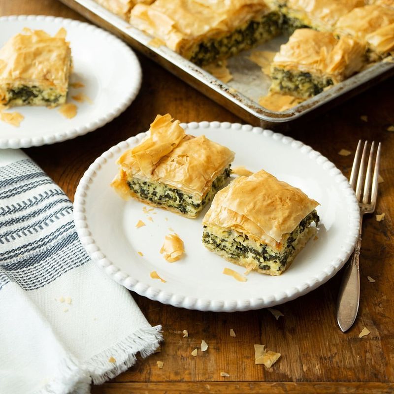 Savory Cheese and Spinach Pie