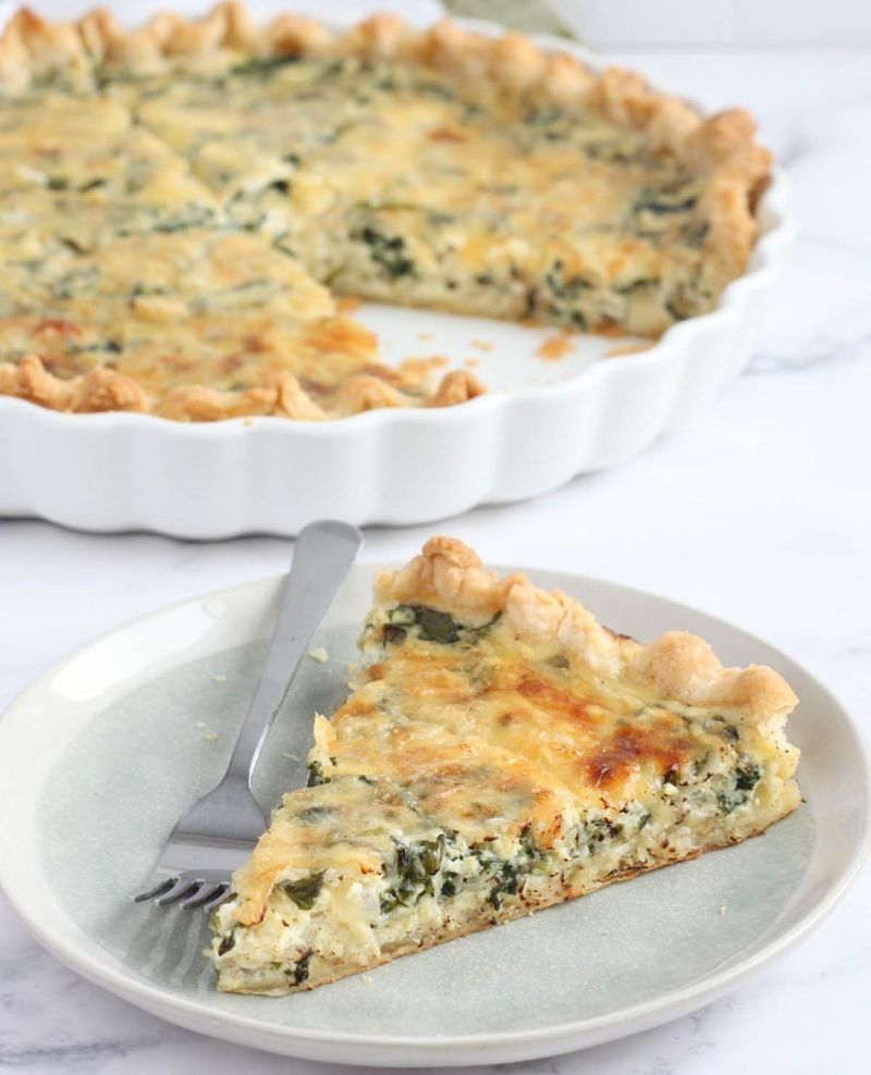 Savory Spinach and Feta Quiche