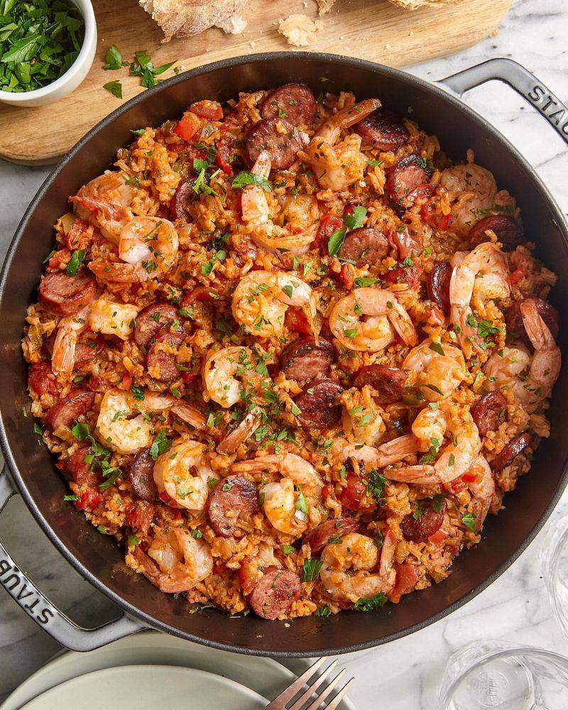 Shrimp and Sausage Jambalaya