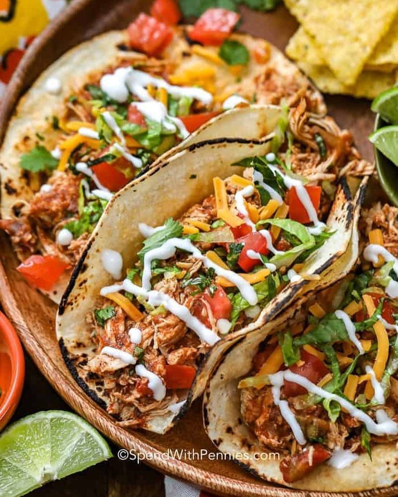 Slow-Cooker Chicken Tacos