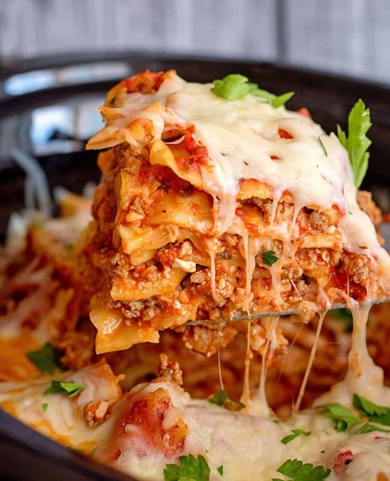 Slow-Cooker Lasagna