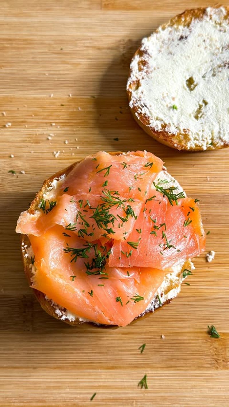 Smoked Salmon Bagels