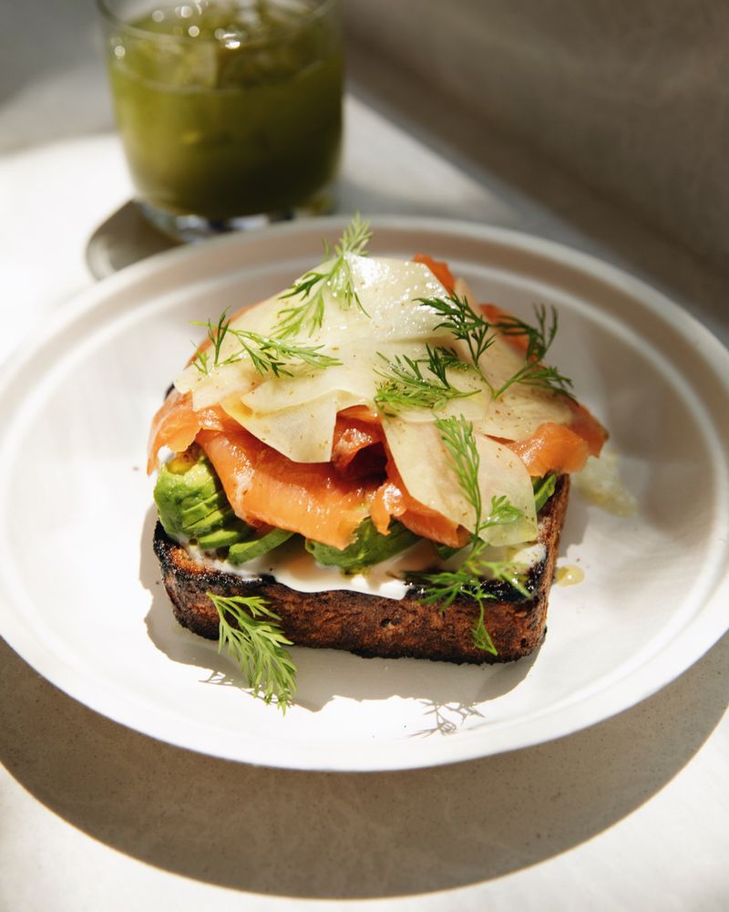 Smoked Salmon and Avocado Tartine