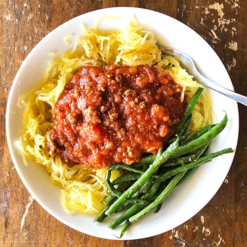 Spaghetti Squash with Marinara