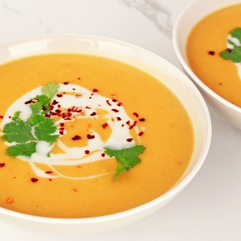 Spiced Pumpkin and Coconut Soup