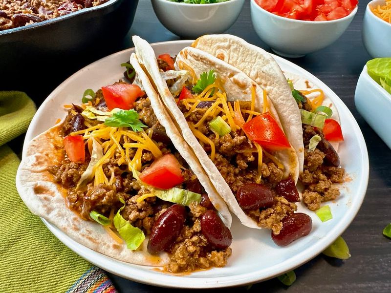 Spicy Beef Tacos