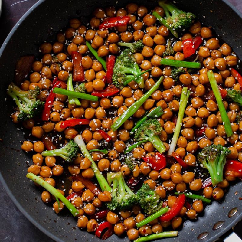 Spicy Chickpea Stir-fry
